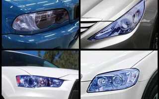 Тонировка задних фонарей и передних фар авто своими руками