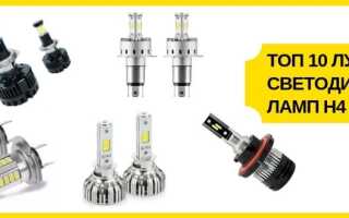 Топ 12 лучших светодиодных ламп для авто h4