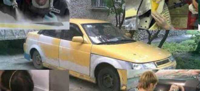 Как грамотно подкрасить автомобиль своими руками