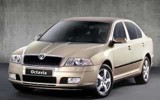 Как заменить лампы ближнего света в Skoda Octavia A5?