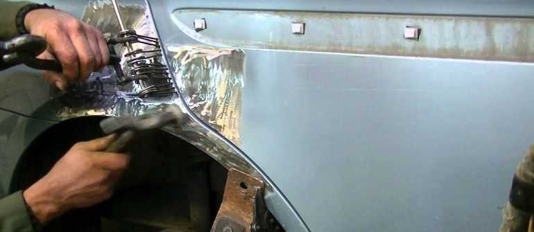 Качественная рихтовка вернет прежний облик автомобилю