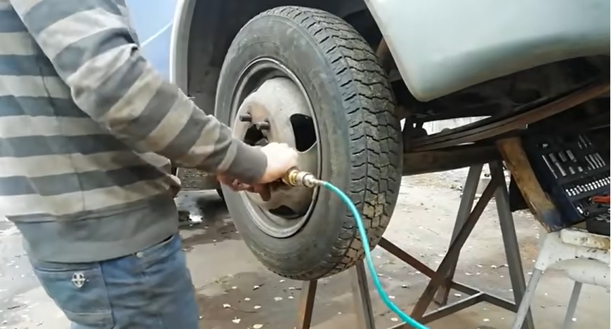 Как заменить шкворни на газели шаг 2