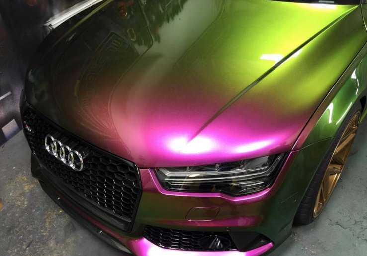 Необычный цвет кузова авто