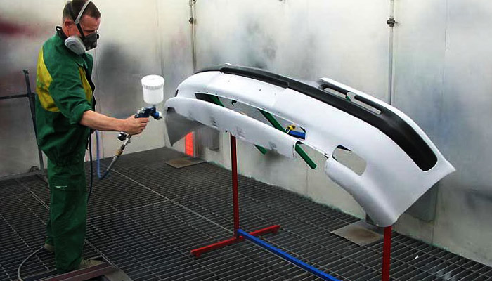 фото самостоятельной покраски бампера