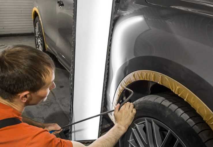 ПДР заднего левого крыла авто