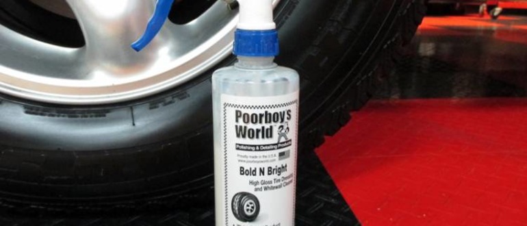 Уход за шинами с Poorboy’s World Bold N Bright
