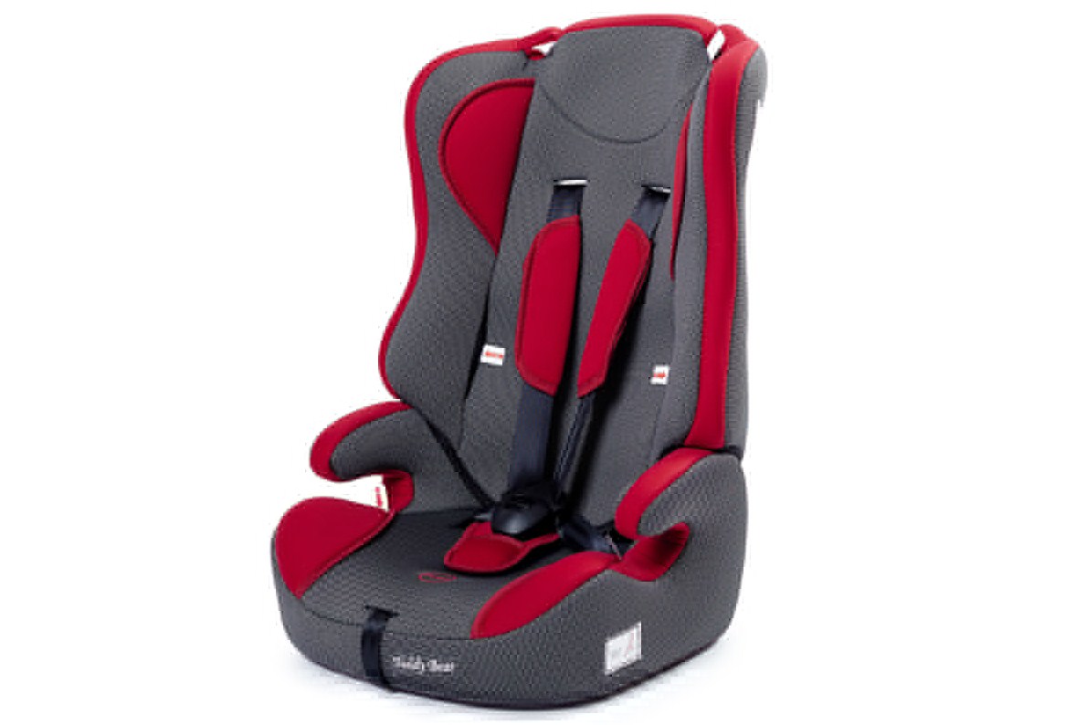 Автокресло Teddy bear 513RF,red+black dot, 9-36 кг